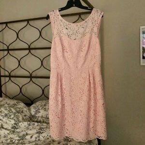 Gorgeous pink lace dress